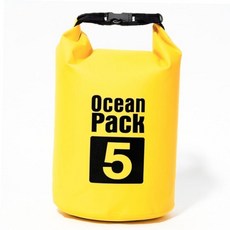 드라이백 가방 물놀이 방수 수영 스포츠 비치 수납 59000EA 1EA, 엘로우