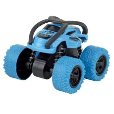 토이즈데이 360도 회전 묘기 스턴트 액션 몬스터 후렉션카 4종 자동차 장난감, 1개, 블루