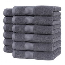 코스트코 기라로쉬 호텔 세면타월 수건 6p, 12개, 진그레이