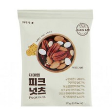 재미랩피크넛츠 오트리 12g, 10개