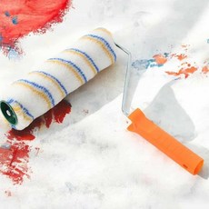 페인트 롤러 2p세트(오렌지) 페인트도구 페인트부자재 wis+7016Rd