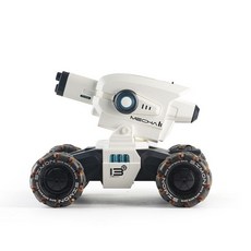 RC 자동차 물폭탄 탱크 제스처 컨트롤 센서 물총 게임 배틀 키덜트 장난감, 공식 표준, 아이보리 화이트+체성감각 시계+고글