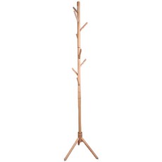 歐洲簡約風實木落地多功能衣帽架