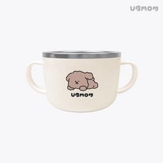 UGMOM 韓國可可狗不鏽鋼握把碗 兒童餐具, 1個
