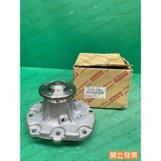 (汽車零件專家)豐田 COASTER 三期 中巴 16100-E0B61 水幫浦 水邦浦 水泵浦 TOYIOTA 日本, 1個