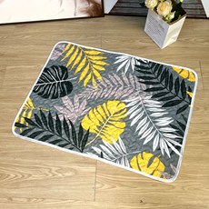 DZER 애견 방석 강아지 침대 귀여운 디자인 논슬립 네츄럴 소재 올시즌 사용 가능, 40*50cm, H