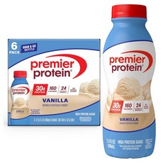 Premier Protein 高蛋白奶昔 香草口味 6入, 2.04L