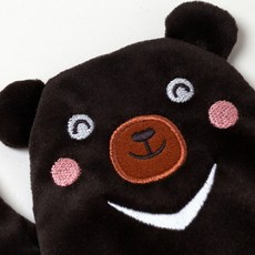 MIT臺灣特色安撫手搖鈴-水果系列，寶寶手搖玩具，安全無毒，台灣製造, 1個, 台灣黑熊, 繽紛色彩