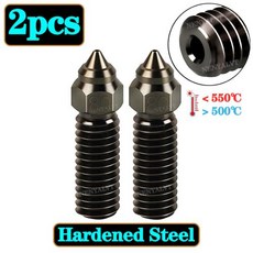 Ender 3 v3 KE 깍지 고속 화산 깍지 사이드 와인더 X1 X2 황동 구리 도금 경화 노즐용 Creality K1K1 Max, 11)Package2-Hardened