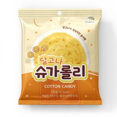 달고나 슈가롤리 롤 솜사탕 10g 어린이집 답례품 생일간식 선물, 1개