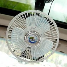 [칠마누] ECO유리흡착식차량용선풍기 차량용선풍기12v 승용차선풍기 6인치 유리흡착식 차량용 선풍기, 12V