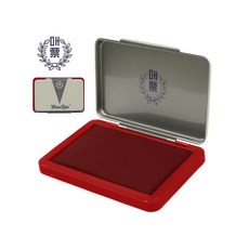 MB8 스탬프 패드 적색 유성잉크패드