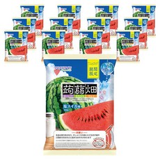 蒟蒻畑 蒟蒻畑 鹽味西瓜口味 10入, 12個, 250g