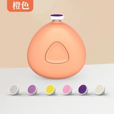 寵物磨甲器 LED燈指甲剪 防血鉗 鸚鵡磨甲器 小寵指甲剪適用於玄鳳虎皮牡丹, 1個, 磨嘴磨爪器【橙色】送6個磨頭(現貨）, 橙色