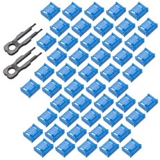 Fort Lee USB 포트락 잠금장치 키2pc 잠금알50pc 블루