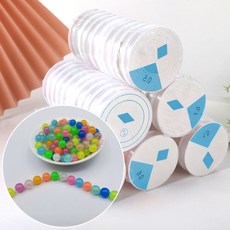 (6옵션) 0.4mm-1mm 비즈 팔찌낚시줄 투명줄 우레탄실, 0.5mm(b)