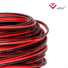 전기용 실리콘 전선 케이블 1P 2P 10AWG 14AWG 16AWG, 10AWG케이블_블랙1M, 10AWG케이블_블랙1M