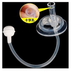 台灣尚勇 吸管組 防漏 寬口奶瓶吸管 寬口徑奶瓶轉水杯 防漏吸嘴 吸管組 防噴吸管【2C193N256】, 1個, 0-2歲十字孔吸管組