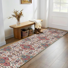 TRISEN 보헤미안 스타일 장주머니 카펫 크리스탈 벨벳 먼지방지 미끄럼방지 물세탁 쉬운 관리 사계절 현관 복도 소파옆 침대옆 주방 거실 서재 이사선물 북유럽 인스타일