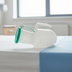 평화양행 환자용 남자소변기 PVC 이동형 병원 간이소변기 캠핑 1100ml 1개