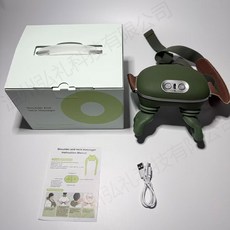 肩頸按摩儀 大容量電池 多功能, 有刷電機噴漆1200mA, 1個