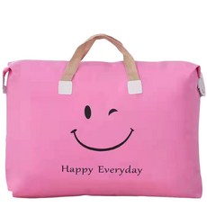 카라몰리 스마일 유치원 이불가방 낮잠이불 가방, 핑크