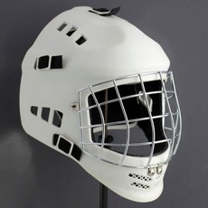 청소년 어린이 성인 야구 포수 헬멧 아이스 하키 헬멧, 화이트 S, 1개