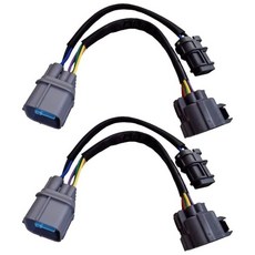 GJREUUF 1999-2000 Si 96-01 Integra용 OBD2와 OBD1 유통업체 점퍼 하네스 2Pcs 엔진 교체 디지 10핀 연결, Black