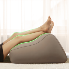 YOPENCE 에어 다리베개 다용도 수면 발베개 붓기 피로 해소는 무릎 베개 등받이 쿠션, 1개, 그레이