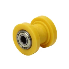 오토바이 8/10mm 드라이브 체인 롤러 풀리 휠 슬라이더 텐셔너 가이드 Enduro Motocross Pit Dirt Bike ATV, 10 Yellow 8mm