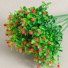 열매픽(6개입)o 22cm 조화 인테리어, 6개, 레드