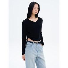 에잇세컨즈 여성 니트/스웨터 325251LY75 반팔 여름니트 사이드