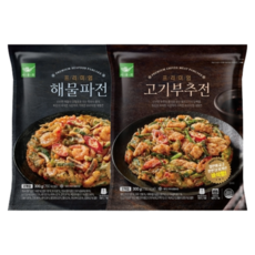 사옹원 프리미엄 해물파전 300g + 고기부추전 300g, 1세트, 600g