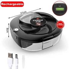 호환CHIGO Flycatcher 충전식/USB 전기 플라이 트랩 안전 실내 Flytrap 야외 곤충 해충 잡기 도구 주방 정, 01 China Mainland, 04 Rechargeable-Black