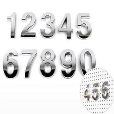 어반블루 숫자스티커 도어사인스티커, 4