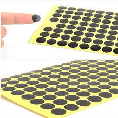 제이원잡화점 원형 컬러 스티커 원형스티커, 노랑