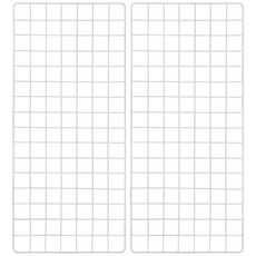 와이어 네트망 직사각 주방용품 다용도걸이 주방벽면 철망, 58.5 x 26.5cm, 2개