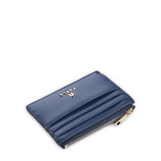 FURLA Camelia S Credit card holder grained leather Indigo 50546796