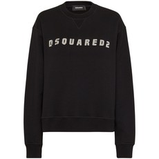 디스퀘어드2 로고 프린트 스웨트셔츠