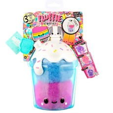 MGA Fluffie Stuffiez 療癒驚喜小絨毛 2代 紓壓玩具, 1個, 4.奶昔杯
