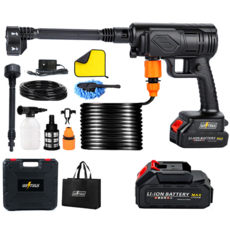 우스틴스 무선 고압세척기 고압세차기 휴대용 세차기 초강력 자동차 세차기, 1개, 1세트(배터리 1개)