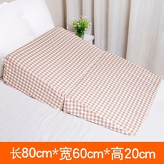 역류방지쿠션 역류 삼각 등받이 경사매트리스 쿠션 노인 케어 임산부 가슴 앓이, 기본, 05. 브라운+베개 80x60x20, 1개