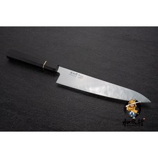 和欣行 現貨 丸之內 鉬釩鋼 牛刀 240mm 黑檀柄, 送絨布刀套255MM, 1個