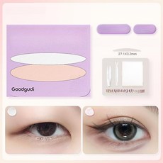 cha 쌍커플스티커 만들기 눈매 티안나는쌍테 메이크업, 롱 와이드 300 (볼록눈,볼록내부이중눈), 기본 모델명/품번