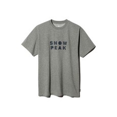 스노우피크 스노우피커 캠퍼 티셔츠 멜란지그레이 / TS-24SU003MG 매장정품 213503