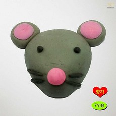 버블솝플레이 비누찰흙 십이지신 쥐 비누만들기 7인용 향기 클레이 공예 만들기재료