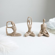 케이트가든 미니 요가 조각상 3종 세트, 3종세트