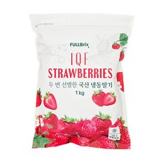 소담푸드 두번 선별한 국산 냉동딸기, 3개, 1kg