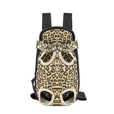 가방 앞으로메는 앞가방 반려동물 핑크 L 고양이 중형 L 강아지, M. 사각 가방 레오파드