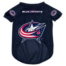 NHL 콜럼버스 블루 재킷 펫 저지 미디엄, Medium